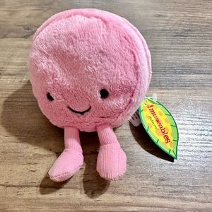 Jellycat macaron pink NWT